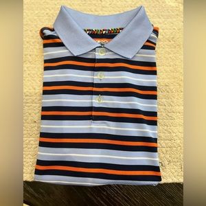 Nike Golf Stripe Dri-Fit Polo Short sleeve Shirt Boys Size M